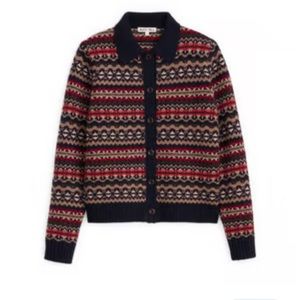Alex Mill Fair Aisle Polo Cardigan